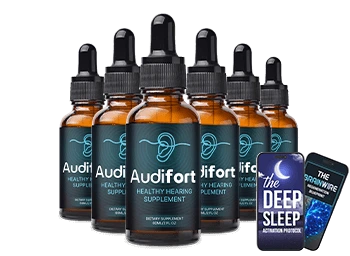 Six Audifort bottles